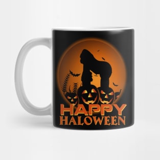 Gorilla Pumpkin Happy Halloween Costume Funny Gifts Mug